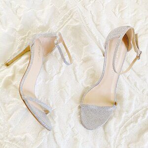 Stuart Weitzman Silver Heel Size 10